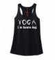 Comical Shirt Ladies Yoga Black