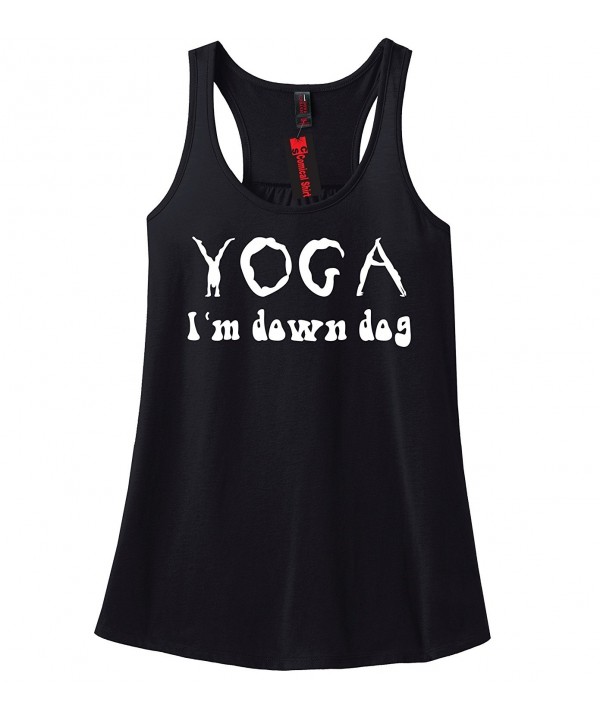 Comical Shirt Ladies Yoga Black