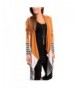 Adrinfly Open Front Cardigan Splicing Outerwear