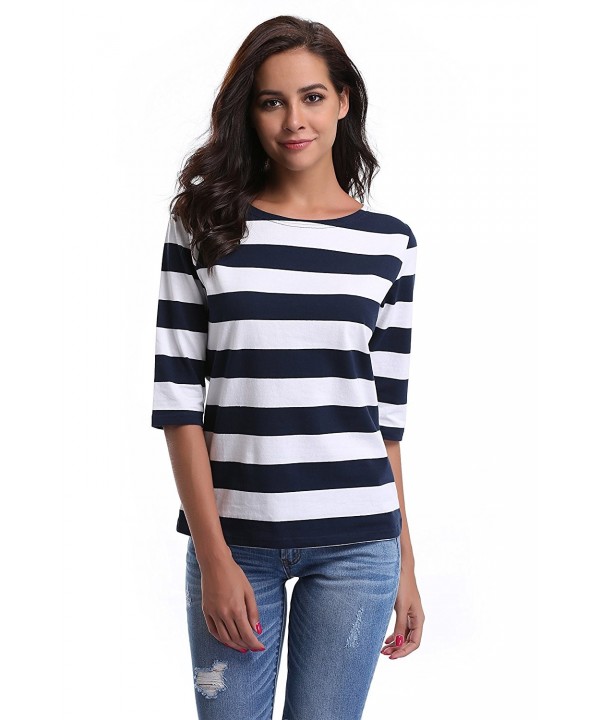 MISS MOLY Contrast Striped T Shirt