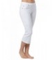 PajamaJeans White Stretch Capris X Small