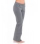 PajamaJeans Womens Bootcut Stretch Pewter