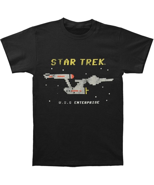 Star U S S Enterprise Pixel T Shirt