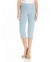 Ruby Rd Stretch Cropped Chambray