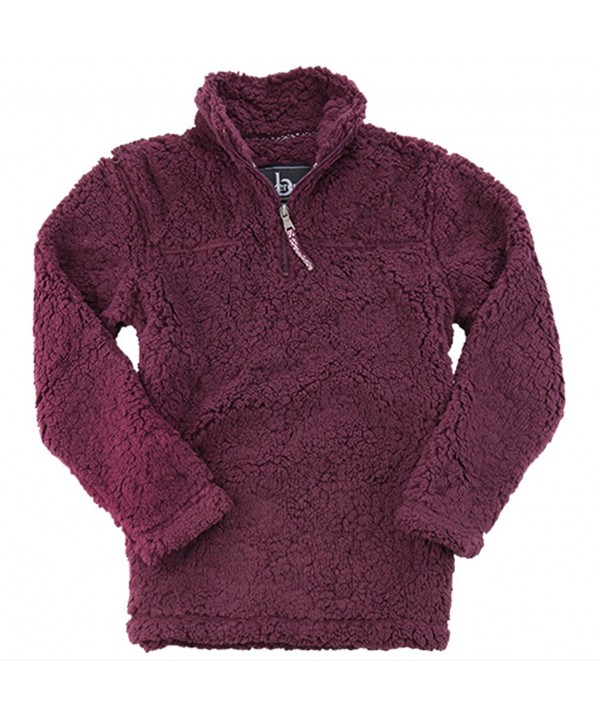 boxercraft Adult Super Sherpa Pullover Maroon Large