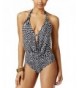 Bar III Feather One Piece Swimsuit