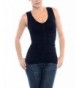 Last Tango V Neck Center Rouched