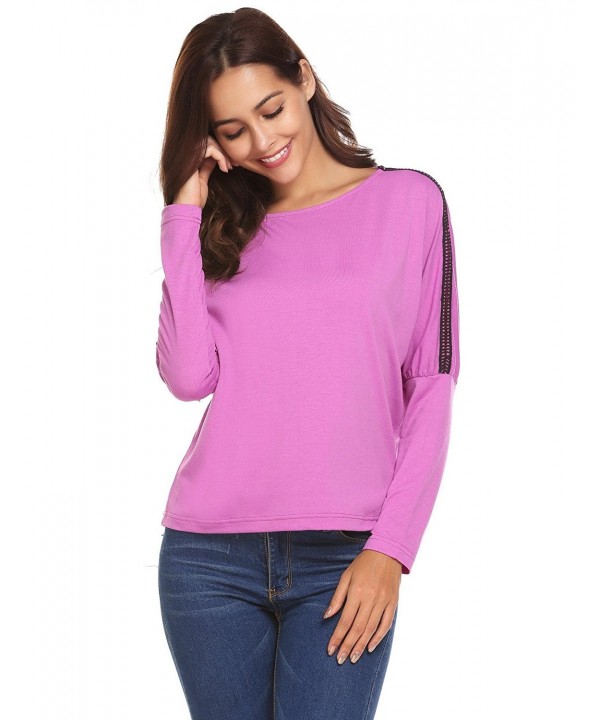 Pinspark Womens Casual Batwing Pullover