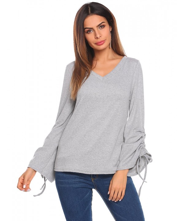 Easther Womens Sleeve Casual Blouse
