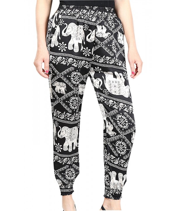 Gihuo womens points printed Elephant