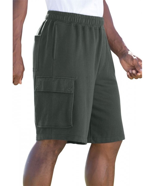 Fleece Shorts Heather Charcoal Big 3Xl