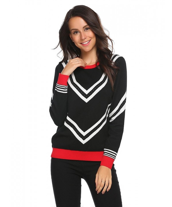 Unibelle Striped Printed Pullovers Sweaters