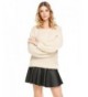 Hufcor Fluffy Striped Pullover Sweater