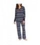 Nautica Womens Fleece Pajama Sleepwear