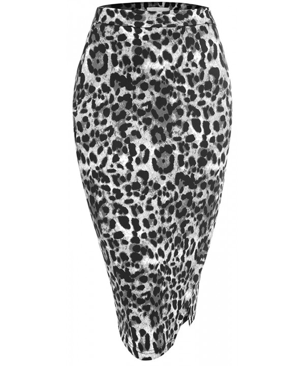 SimpleFun Women Stretch Pencil Leopard