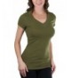 ToBeInStyle Womens S S Wide V Neck