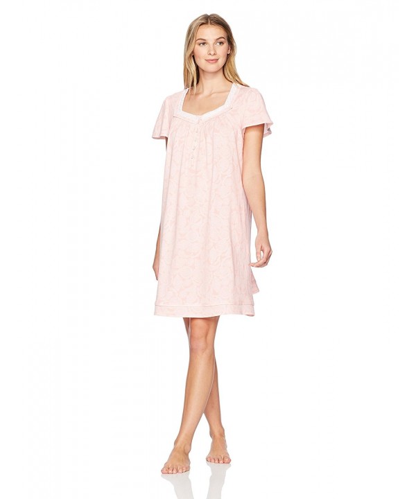 Aria Womens Cotton Nightgown Paisley