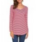 Soteer Casual Sleeve Striped T shirt