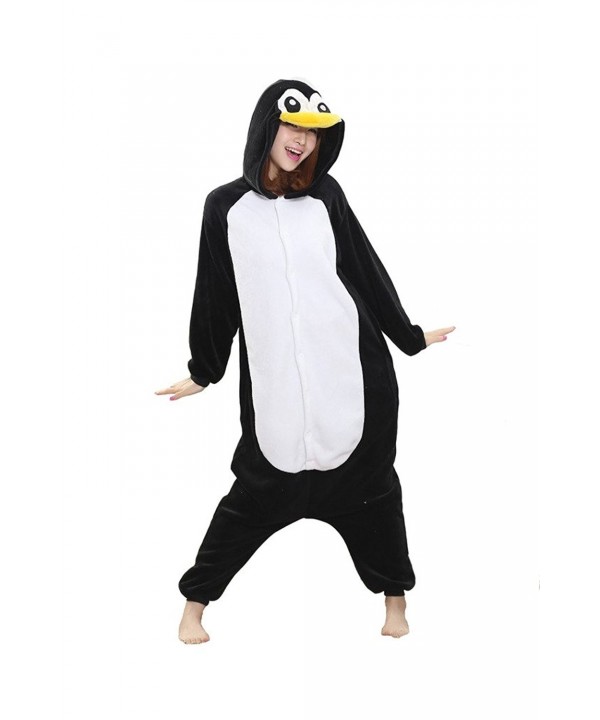 JUSTINCITY Cosplay Flannel Penguin Pajamas