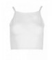 Womens Camisole Strappy Sleeveless Cropped