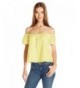Everly Womens Shoulder Yellow Small
