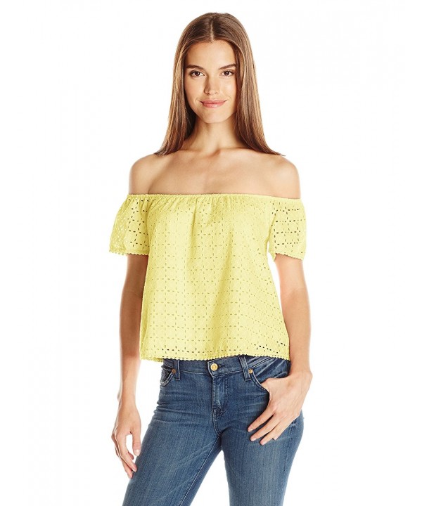 Everly Womens Shoulder Yellow Small