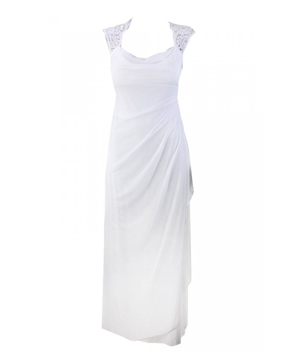 Xscape Womens Lace Dress Ivory