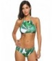 Lamore Womens Swimsuit Halter Tropical