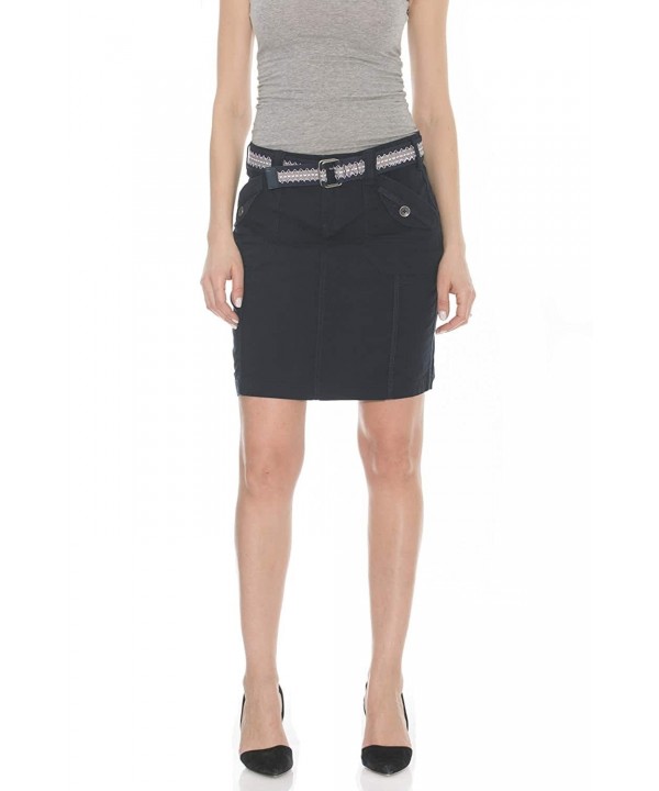 Suko Jeans Poplin Cargo Skirt