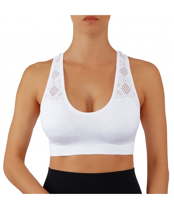 Womens Sports Padded Breathable 400 WHT
