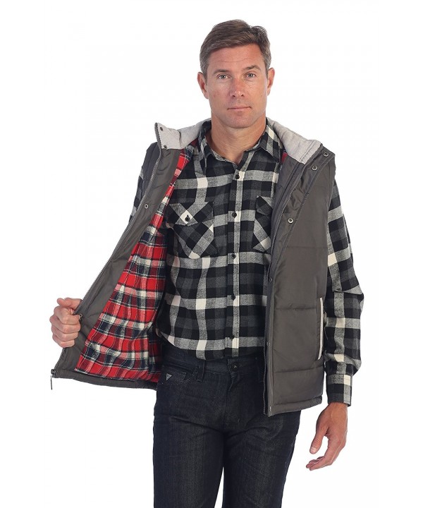 Gioberti Padded Flannel Lining Charcoal