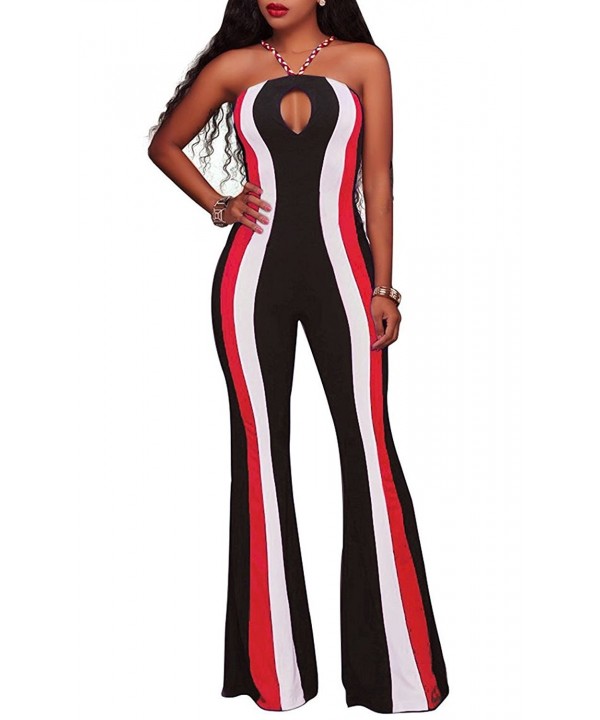 Remelon Sleeveless Backless Cocktail Jumpsuit