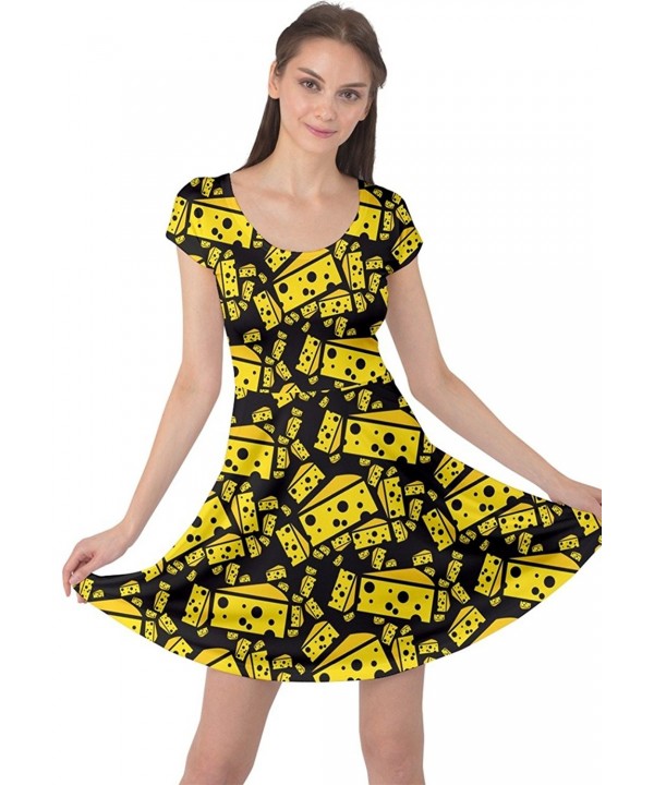 CowCow Womens Yellow Cheese Pattern