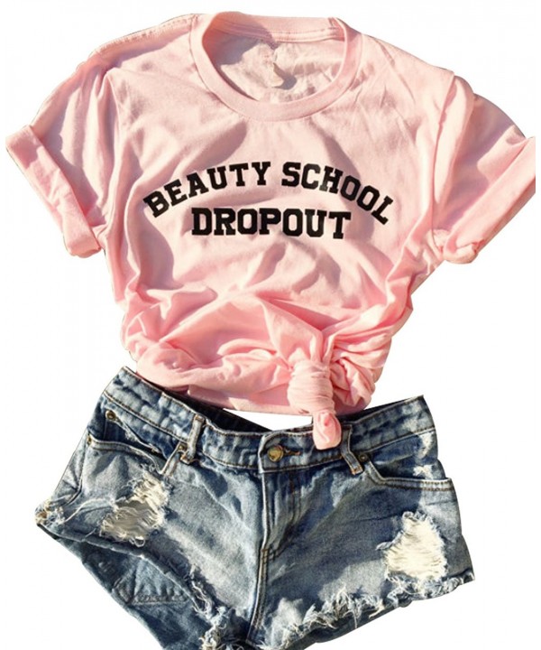 Beauty School Dropout Letter T Shirt