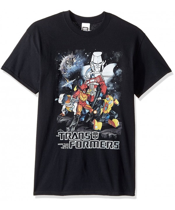 Transformers Retro Group T Shirt Black
