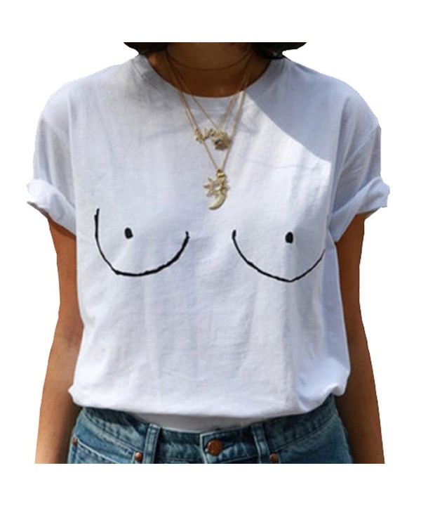 DANVOUY Womens Summer Graphic T shirt