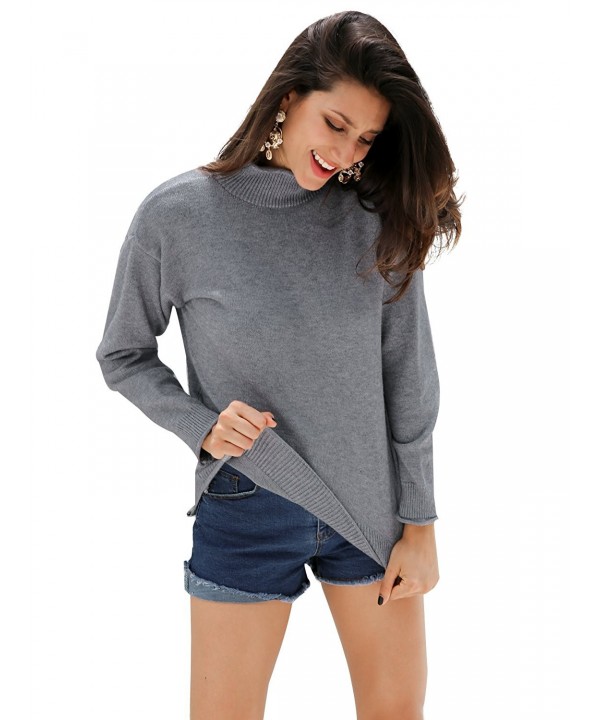 Simplee Womens Elastic Pullover Sweater