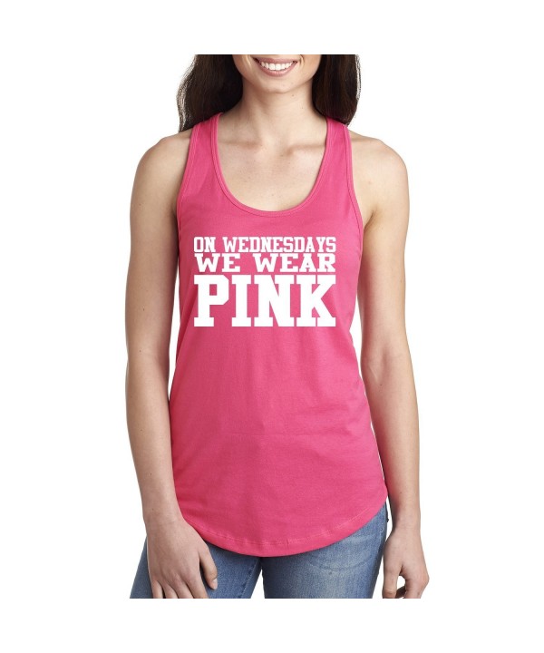 Wednesdays Wear Pink Racerback Tank