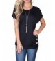 AUSELILY Womens Casual Sleeve Blouse