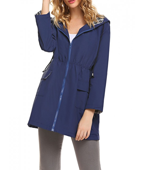 Mofavor Waterproof Lightweight Raincoat Fashion