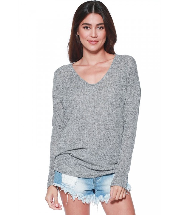 Womens Dolman Sleeve Pullover Sweater