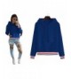 Longwu Thickening Sweatshirt Pullover Blue XL