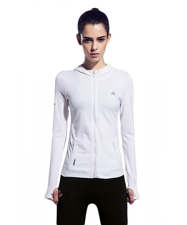 Womens Stretchy Workout Dri Fit Hooded