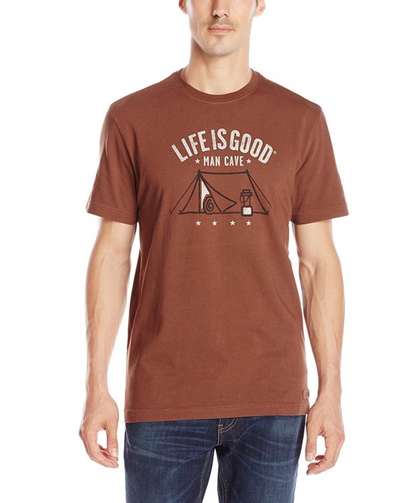 Life Equipped Crusher T Shirt Chestnut