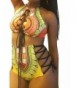 Nulibenna African Dashiki Bandage Swimsuit