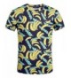 SSLR Banana Printed Hawaiian T Shirts