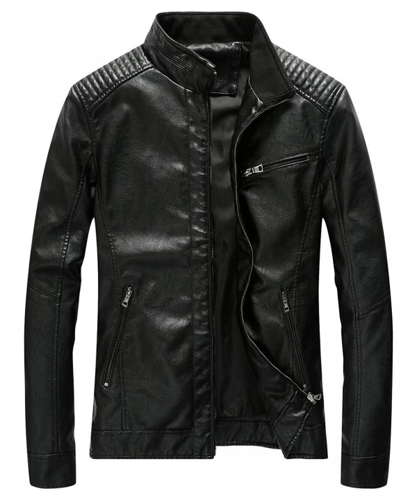Fairylinks Leather Jacket Motorcyle Lightweight