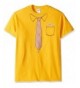 T Line Office Graphic T Shirt Mustard
