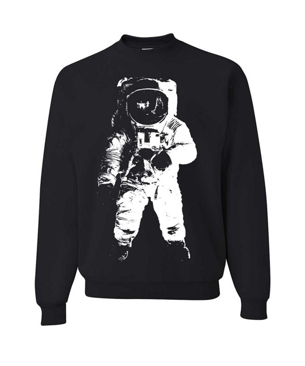 Space Astronaut White Crewneck Sweatshirt