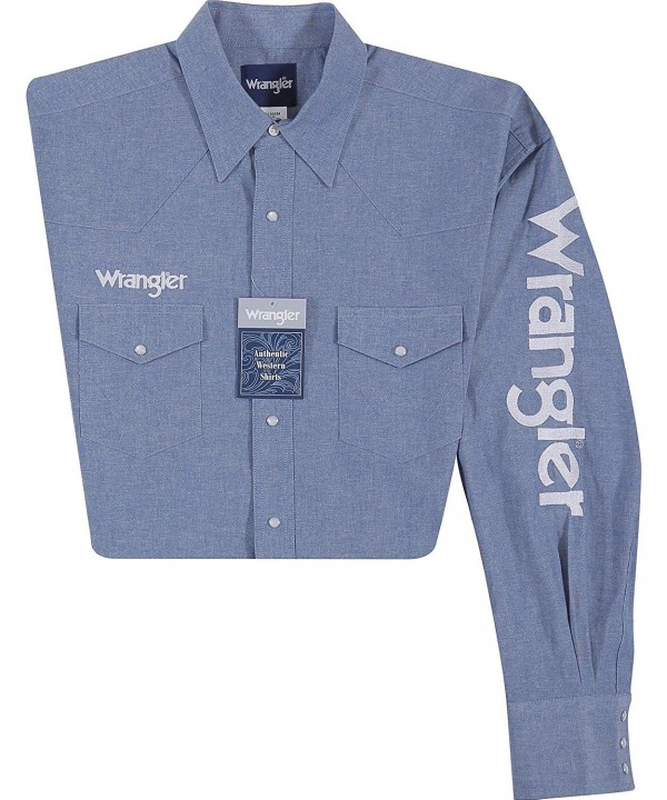 Wrangler Indigo Western Shirt Large